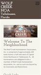 Mobile Screenshot of mywolfcreekhome.com